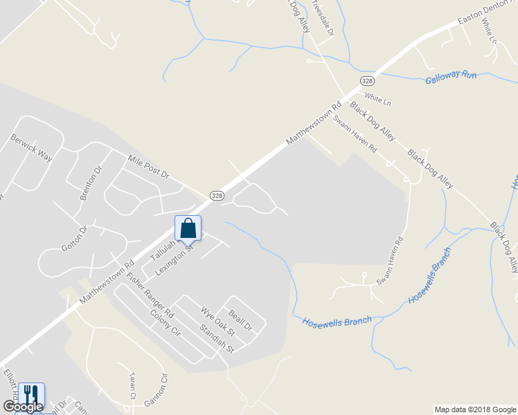 map of restaurants, bars, coffee shops, grocery stores, and more near 29804 Captain Adamouski Street in Easton