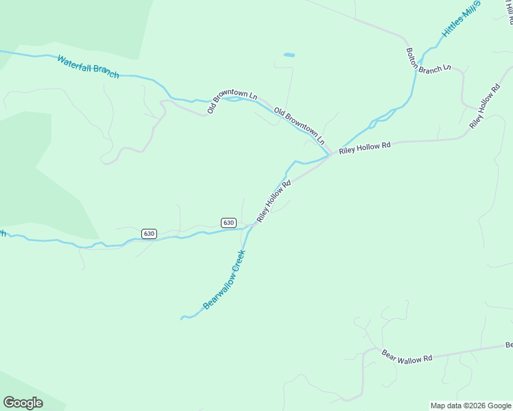 map of restaurants, bars, coffee shops, grocery stores, and more near Riley Hollow Road in Huntly