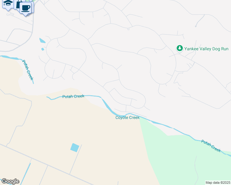 map of restaurants, bars, coffee shops, grocery stores, and more near 19787 Bear Valley Road in Hidden Valley Lake