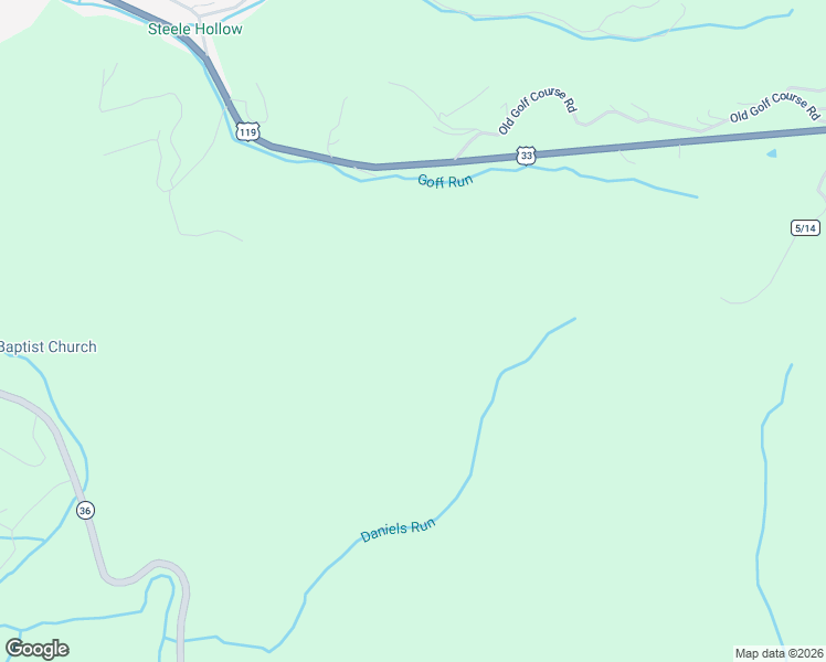 map of restaurants, bars, coffee shops, grocery stores, and more near U.S. 119 in Spencer