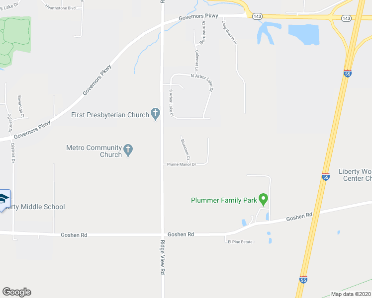 map of restaurants, bars, coffee shops, grocery stores, and more near 104 Bluestem Court in Edwardsville