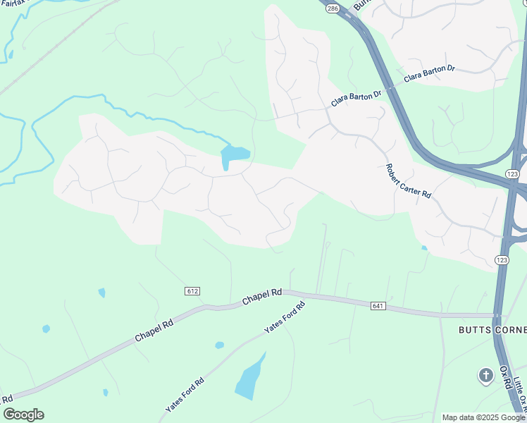 map of restaurants, bars, coffee shops, grocery stores, and more near 6316 Youngs Branch Drive in Fairfax Station