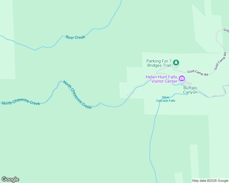 map of restaurants, bars, coffee shops, grocery stores, and more near 4477 Gold Camp Road in Colorado Springs