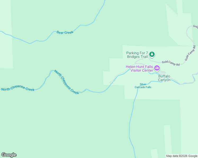 map of restaurants, bars, coffee shops, grocery stores, and more near 4477 Gold Camp Road in Colorado Springs