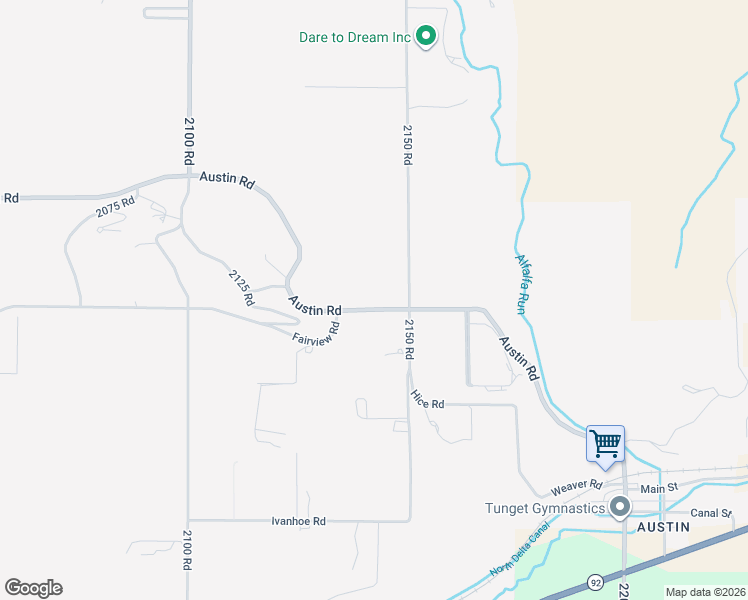 map of restaurants, bars, coffee shops, grocery stores, and more near 21413 Austin Road in Orchard City