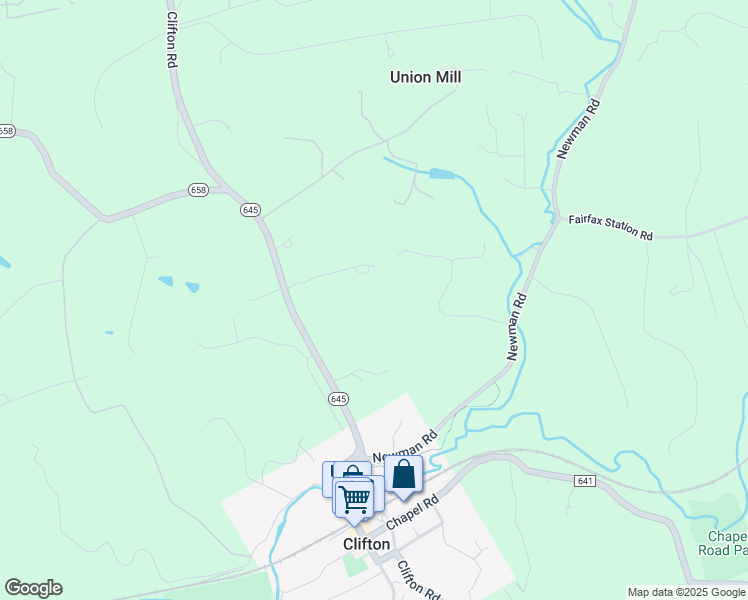 map of restaurants, bars, coffee shops, grocery stores, and more near 6921 Clifton Road in Clifton