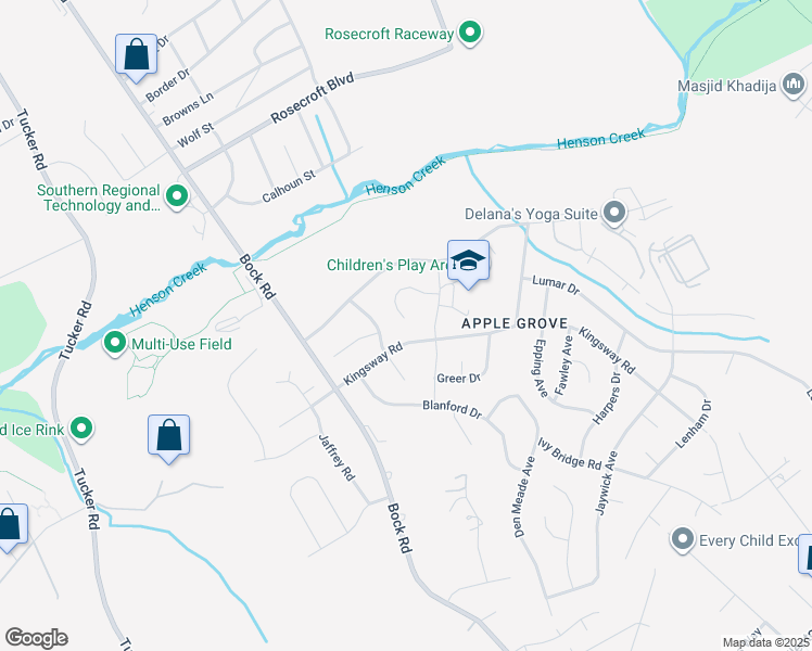 map of restaurants, bars, coffee shops, grocery stores, and more near 2500 Bellefield Court in Fort Washington