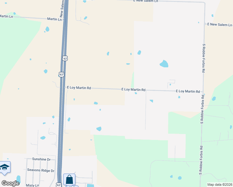 map of restaurants, bars, coffee shops, grocery stores, and more near 6600 East Loy Martin Road in Ashland