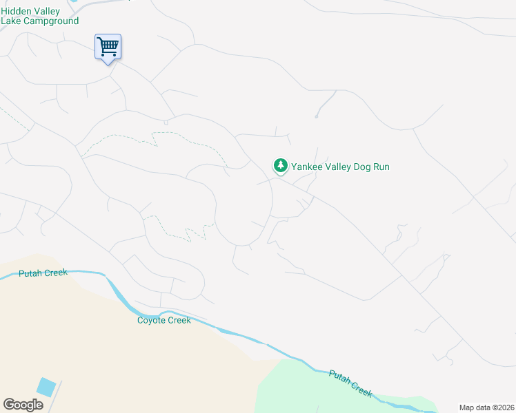 map of restaurants, bars, coffee shops, grocery stores, and more near 20235 Siesta Court in Hidden Valley Lake