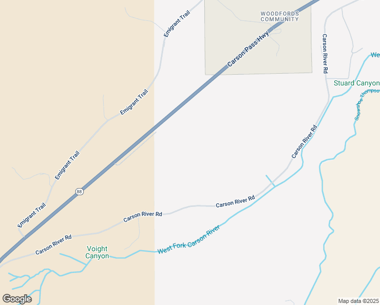 map of restaurants, bars, coffee shops, grocery stores, and more near 20701 California 88 in Markleeville