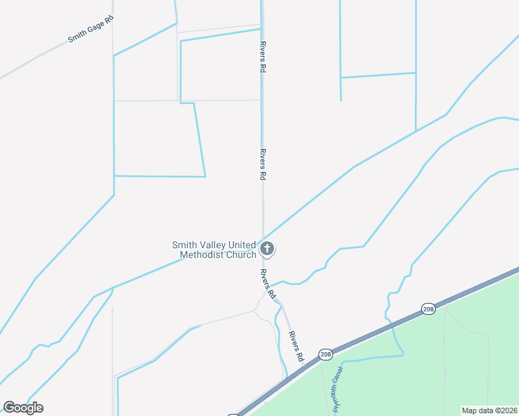 map of restaurants, bars, coffee shops, grocery stores, and more near 61 Rivers Road in Smith Valley