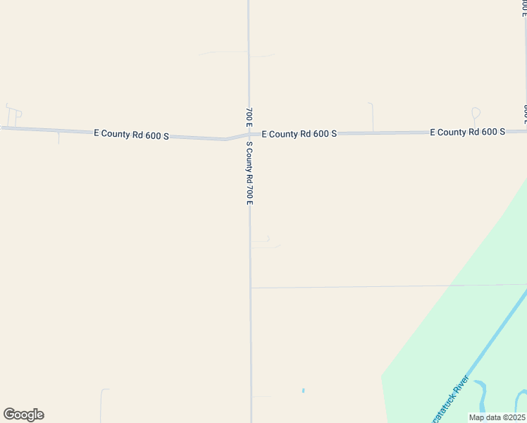 map of restaurants, bars, coffee shops, grocery stores, and more near 6283 S County Road 700 East in Crothersville