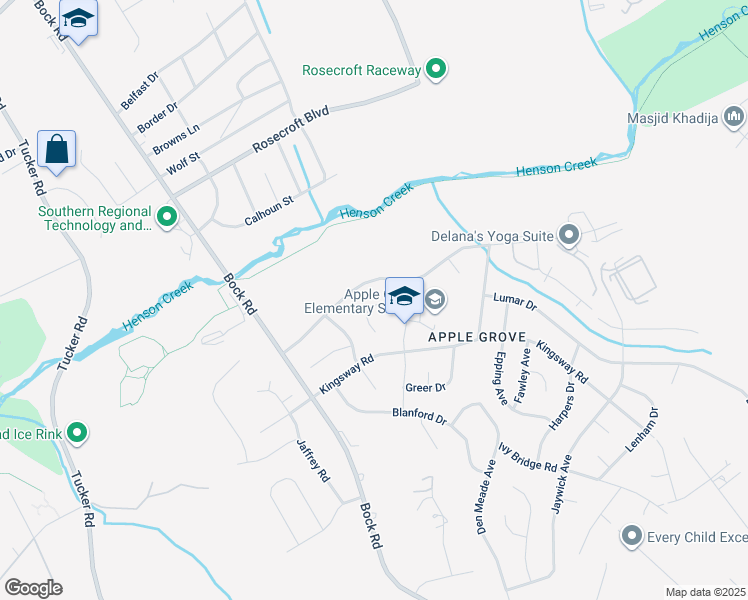 map of restaurants, bars, coffee shops, grocery stores, and more near 2516 Bellefield Court in Fort Washington
