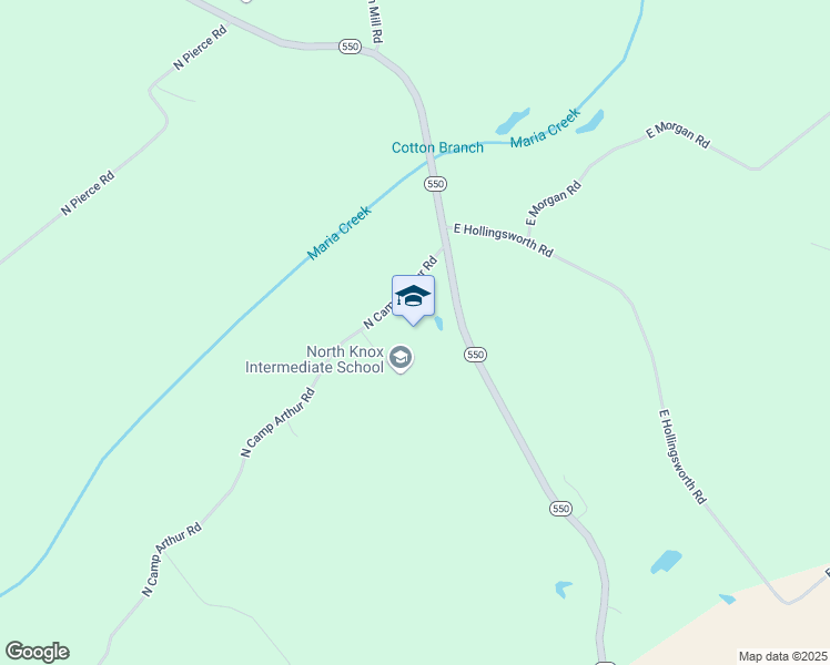 map of restaurants, bars, coffee shops, grocery stores, and more near 7820 North Camp Arthur Road in Bruceville