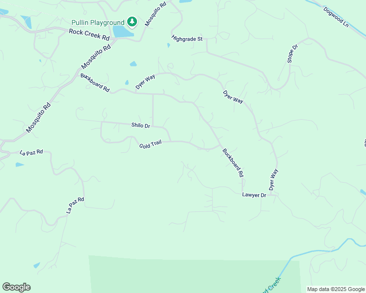 map of restaurants, bars, coffee shops, grocery stores, and more near 2822 Gold Trail in Placerville
