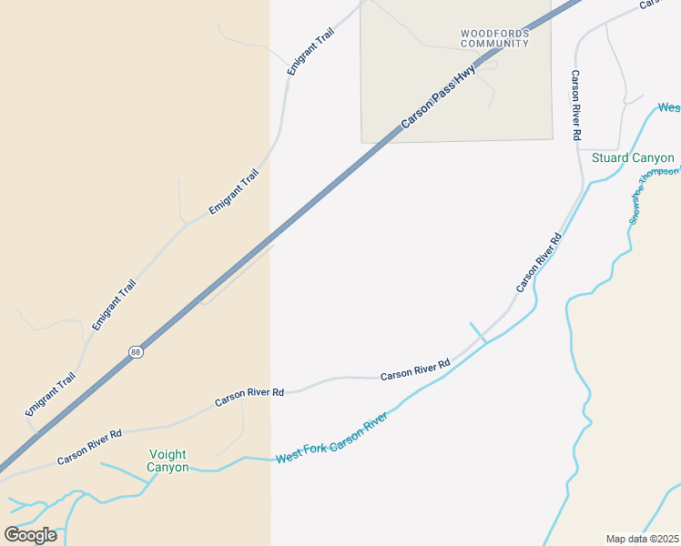 map of restaurants, bars, coffee shops, grocery stores, and more near 20701 California 88 in Markleeville