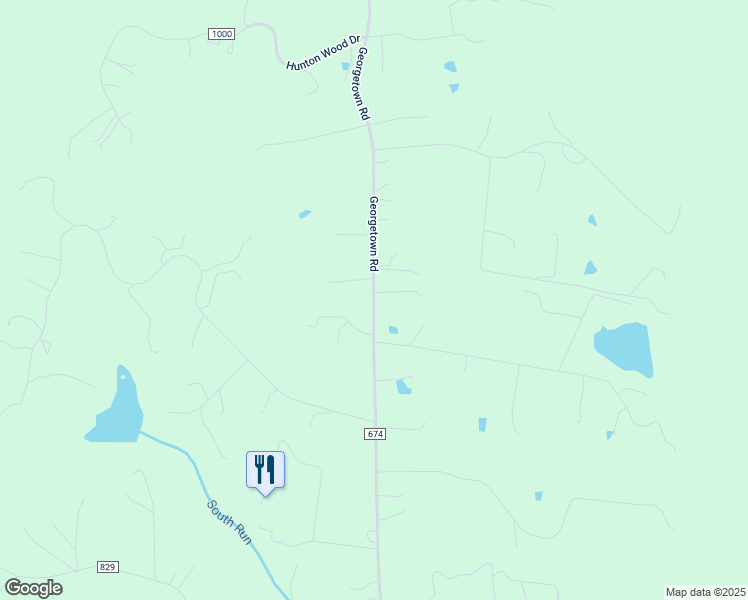 map of restaurants, bars, coffee shops, grocery stores, and more near 6015 Georgetown Road in Broad Run