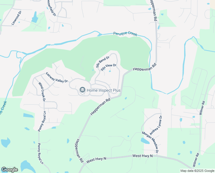 map of restaurants, bars, coffee shops, grocery stores, and more near 110 Silo Valley Drive in Wentzville