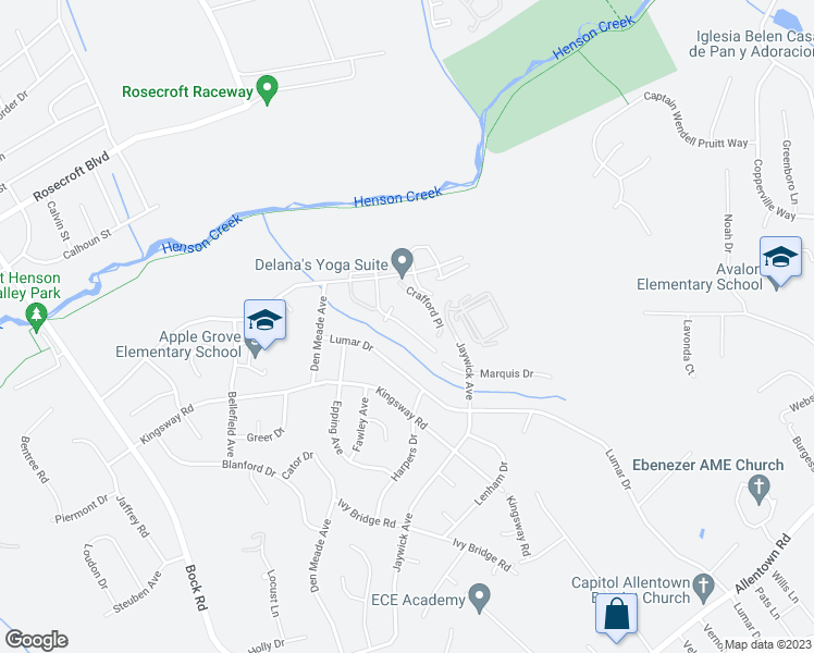 map of restaurants, bars, coffee shops, grocery stores, and more near Wood Hollow Terrace in Fort Washington