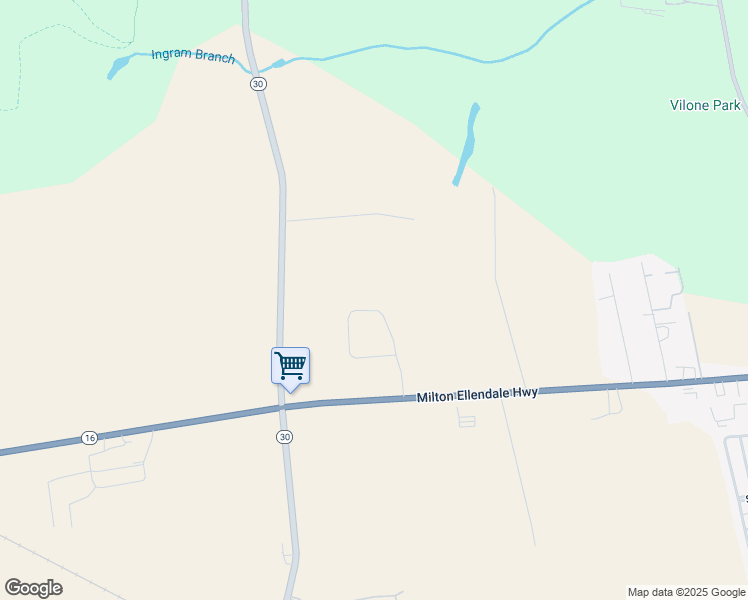 map of restaurants, bars, coffee shops, grocery stores, and more near in Milton