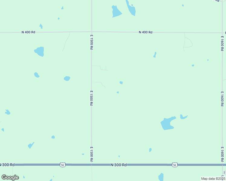 map of restaurants, bars, coffee shops, grocery stores, and more near 404 East 1500 Road in Baldwin City