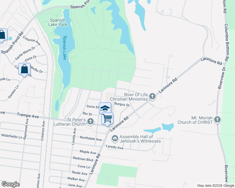 map of restaurants, bars, coffee shops, grocery stores, and more near 935 Murcia Street in St. Louis