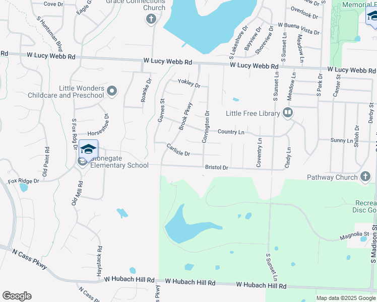 map of restaurants, bars, coffee shops, grocery stores, and more near 1020 Carlisle Drive in Raymore