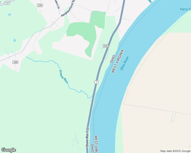 map of restaurants, bars, coffee shops, grocery stores, and more near 5394 State Route 7 South in Gallipolis