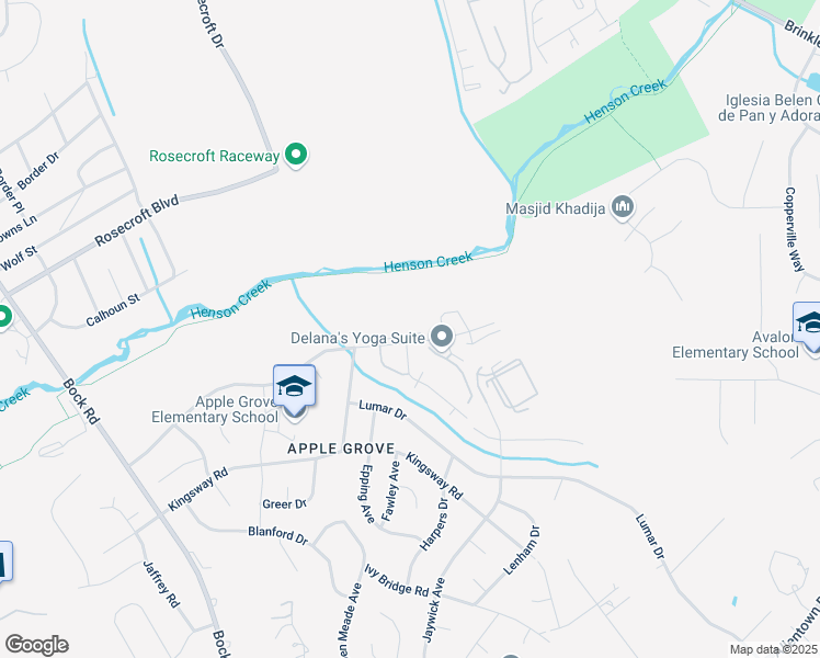 map of restaurants, bars, coffee shops, grocery stores, and more near 2846 Lindesfarn Terrace in Fort Washington