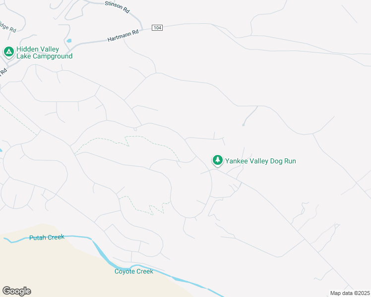 map of restaurants, bars, coffee shops, grocery stores, and more near 20169 Powder Horn Road in Hidden Valley Lake