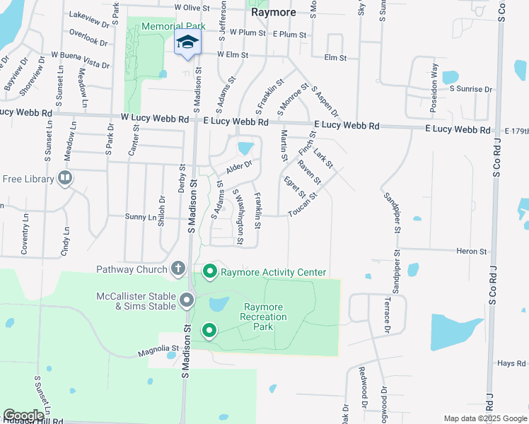 723 South Franklin Street, Raymore MO Walk Score