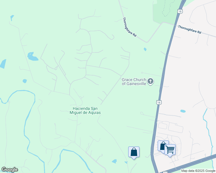map of restaurants, bars, coffee shops, grocery stores, and more near 7560 Bobedge Drive in Gainesville