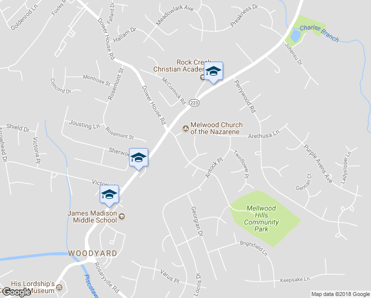 map of restaurants, bars, coffee shops, grocery stores, and more near 7014 Dower House Road in Upper Marlboro