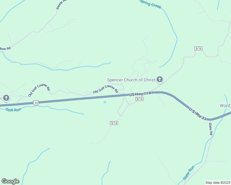 map of restaurants, bars, coffee shops, grocery stores, and more near 450 Old Golf Course Road in Spencer