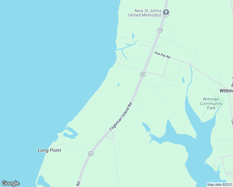 map of restaurants, bars, coffee shops, grocery stores, and more near 8781 Tilghman Island Road in Wittman
