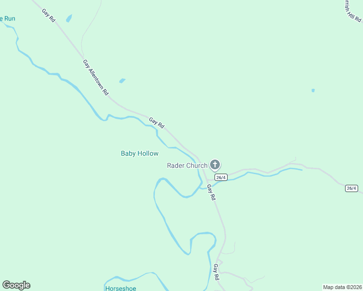 map of restaurants, bars, coffee shops, grocery stores, and more near Gay Allentown Road in Ripley