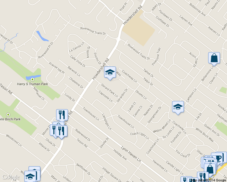 map of restaurants, bars, coffee shops, grocery stores, and more near 1905 Gerard Park Lane in Hazelwood