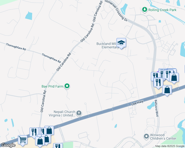 map of restaurants, bars, coffee shops, grocery stores, and more near 7600 Jade Drive in Gainesville
