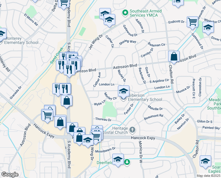 4110 Morley Drive, Colorado Springs CO Walk Score
