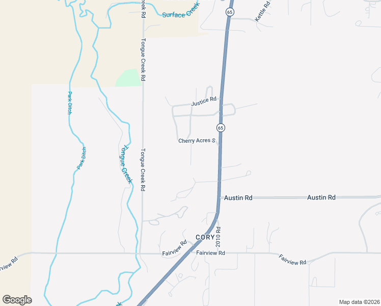 map of restaurants, bars, coffee shops, grocery stores, and more near Kebler Road in Orchard City