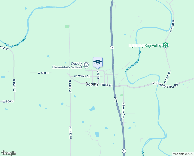 map of restaurants, bars, coffee shops, grocery stores, and more near 14190 Main Street in Deputy