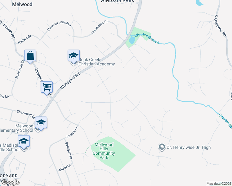 map of restaurants, bars, coffee shops, grocery stores, and more near 10303 Bluet Terrace in Upper Marlboro
