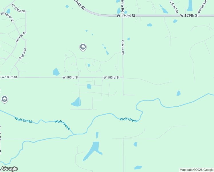 map of restaurants, bars, coffee shops, grocery stores, and more near 18305 Caenen Street in Bucyrus