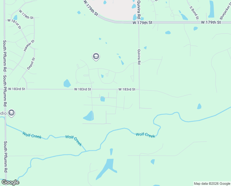 map of restaurants, bars, coffee shops, grocery stores, and more near 18305 Caenen Street in Bucyrus