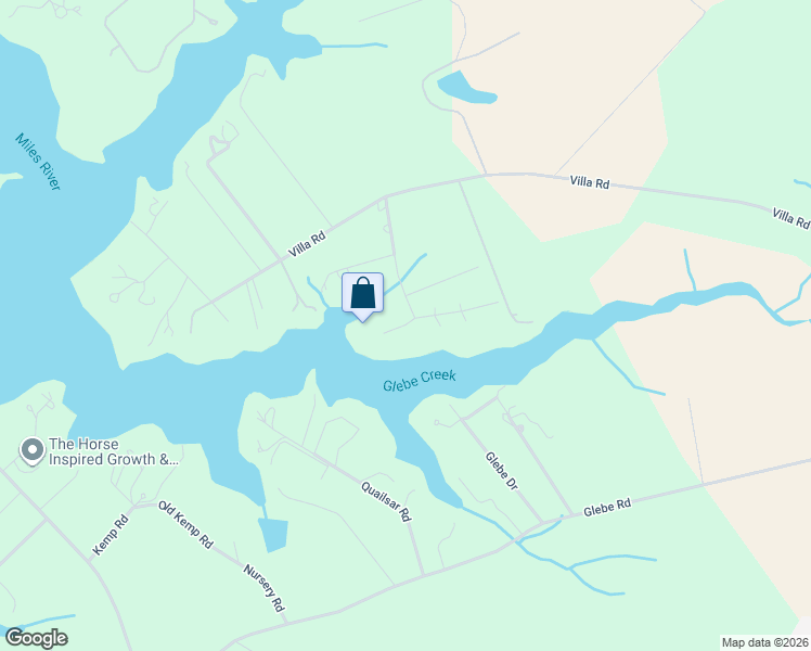 map of restaurants, bars, coffee shops, grocery stores, and more near 8987 Glebe Creek Road in Easton