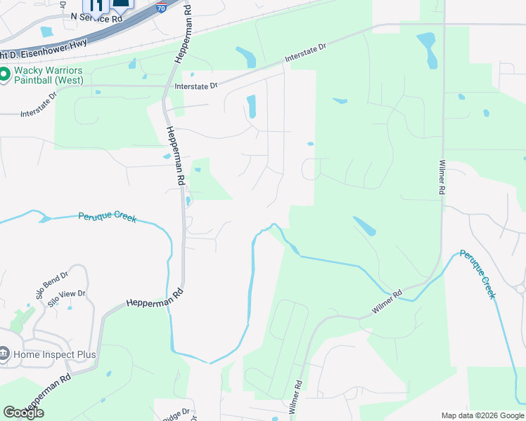 map of restaurants, bars, coffee shops, grocery stores, and more near 429 Cottage Grove Court in Wentzville
