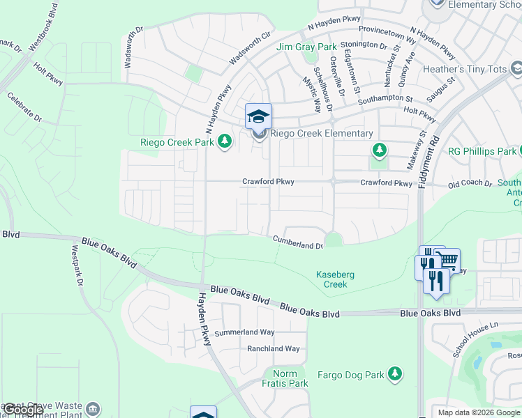 map of restaurants, bars, coffee shops, grocery stores, and more near 3024 Pruett Drive in Roseville