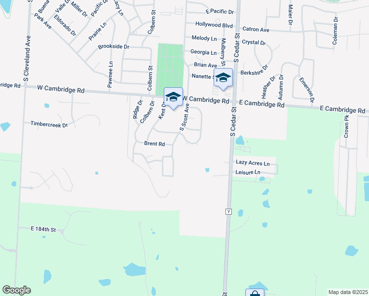 map of restaurants, bars, coffee shops, grocery stores, and more near 1005 South Scott Avenue in Belton