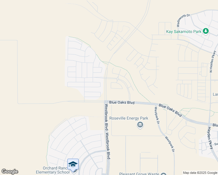 map of restaurants, bars, coffee shops, grocery stores, and more near 5480 Phillip Road in Roseville