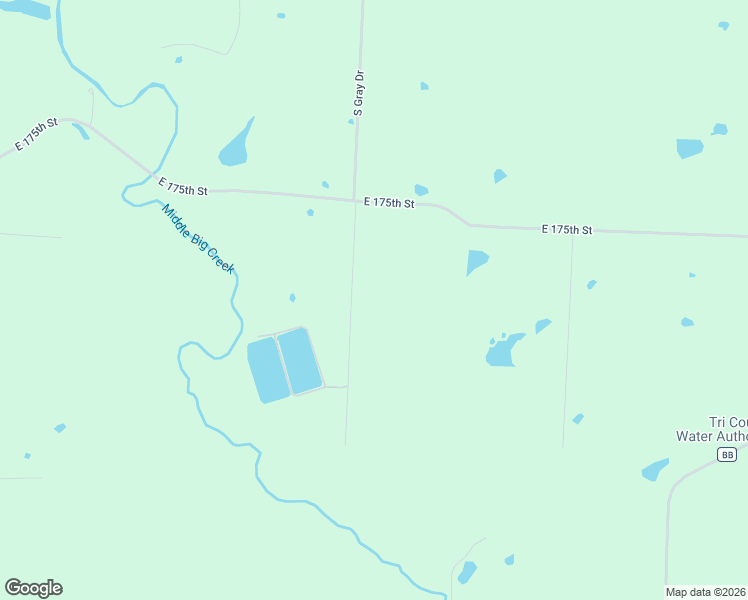 map of restaurants, bars, coffee shops, grocery stores, and more near 17611 South Gray Drive in Pleasant Hill